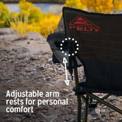 Kelty Lowdown Couch roll tote demonstrates simple transport and convenient storage.