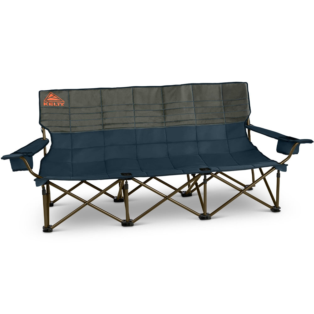 Kelty Lowdown Couch setup shows generous three-seat space for friends and family.