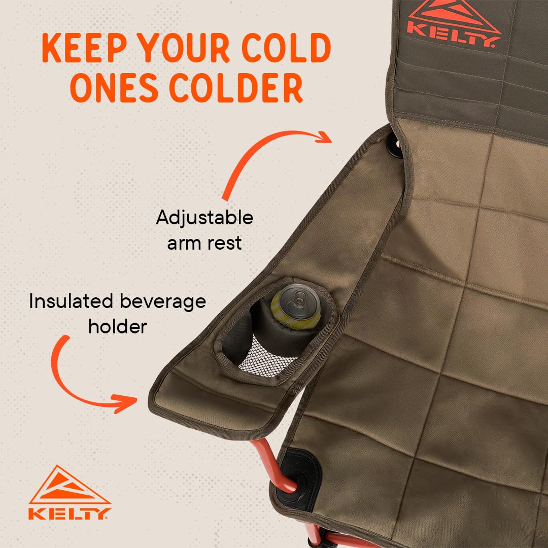 Kelty Lowdown steel frame closeup emphasizes durable construction for outdoor use