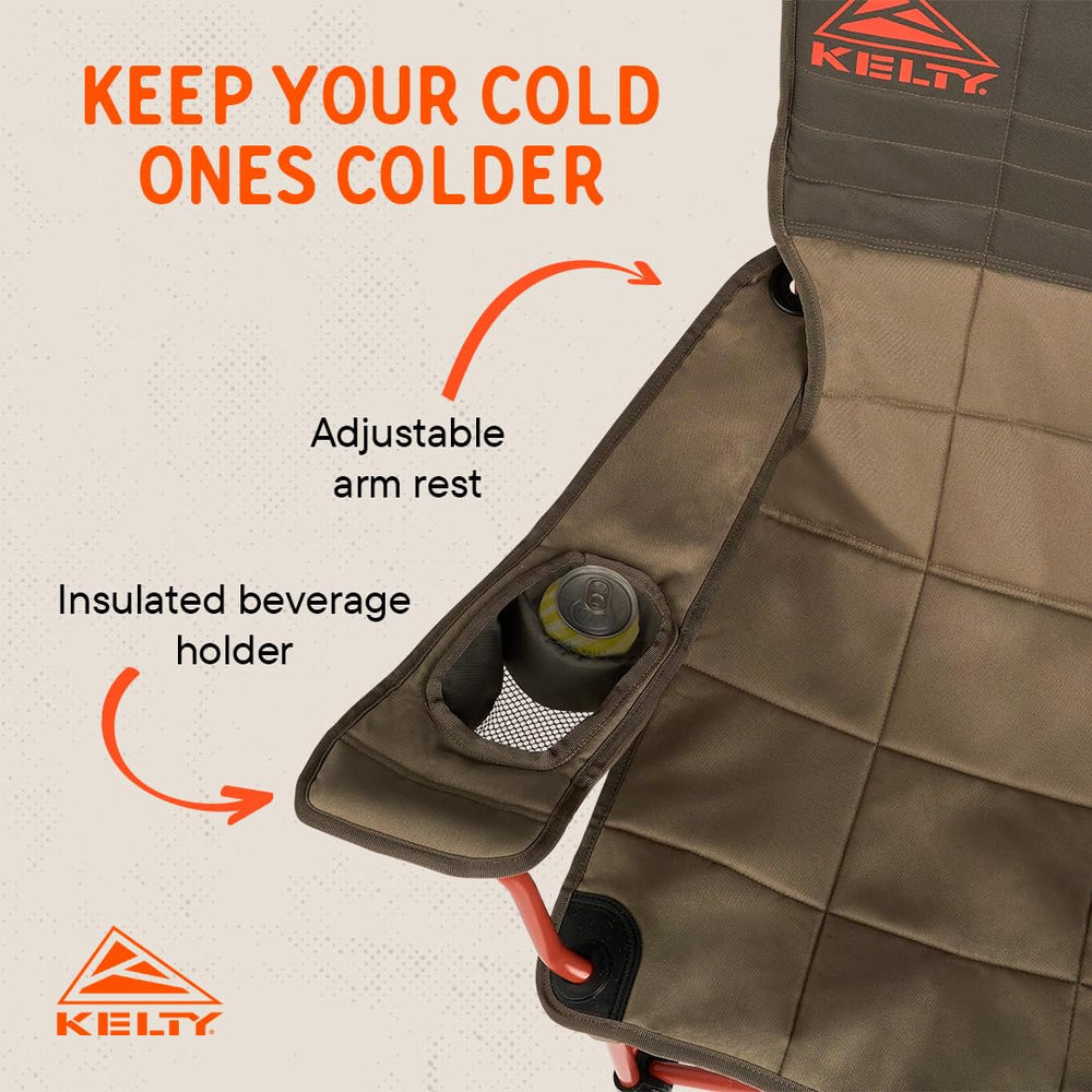 Kelty Lowdown steel frame closeup emphasizes durable construction for outdoor use