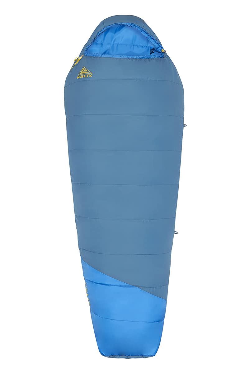Kelty Mistral draft-locked zipper seals chills on cool nights