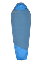 Kelty Mistral draft-locked zipper seals chills on cool nights