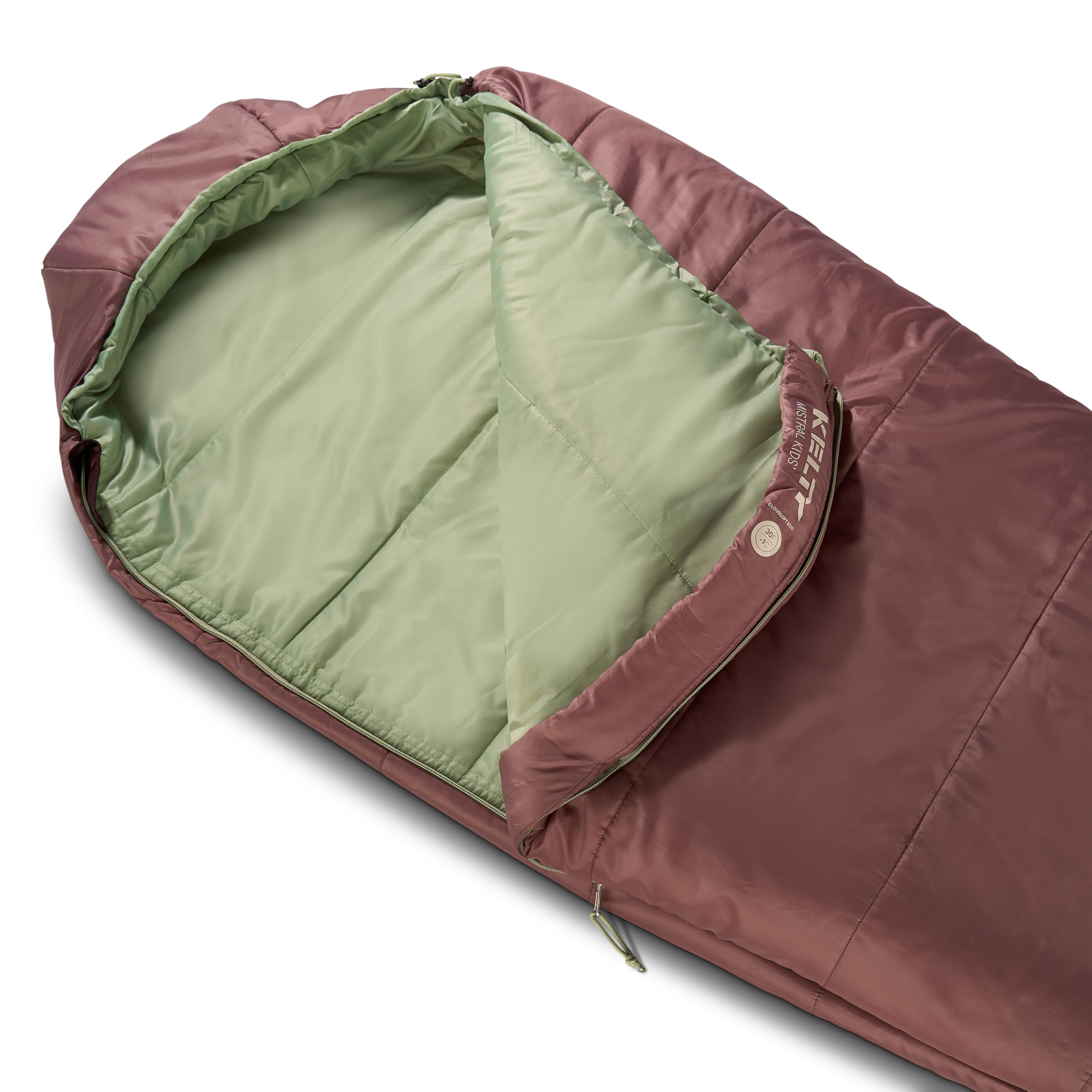 Kelty Mistral Kids 30-degree antler compact pack design simplifies travel and storage.