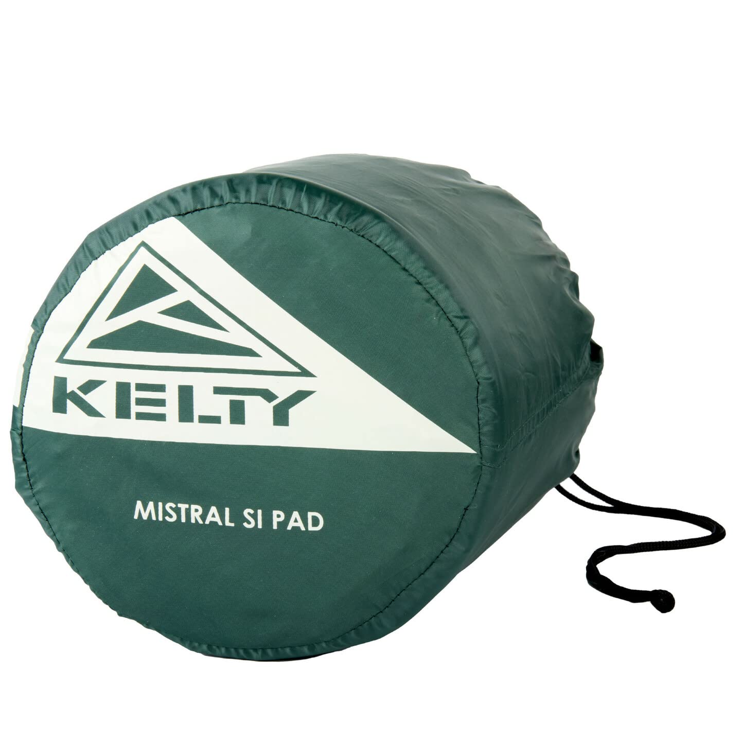 Kelty Mistral sleeping pad packed in stuff sack for backpacking.