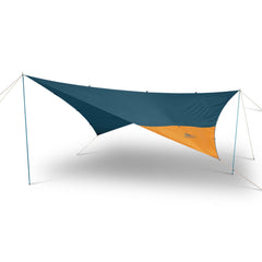 Kelty Noah’s Tarp rolled in its roll-top carry bag for easy transport.