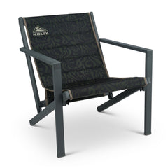 Kelty Rad-Arondack chair front view in Black Fern offers portable campsite comfort.
