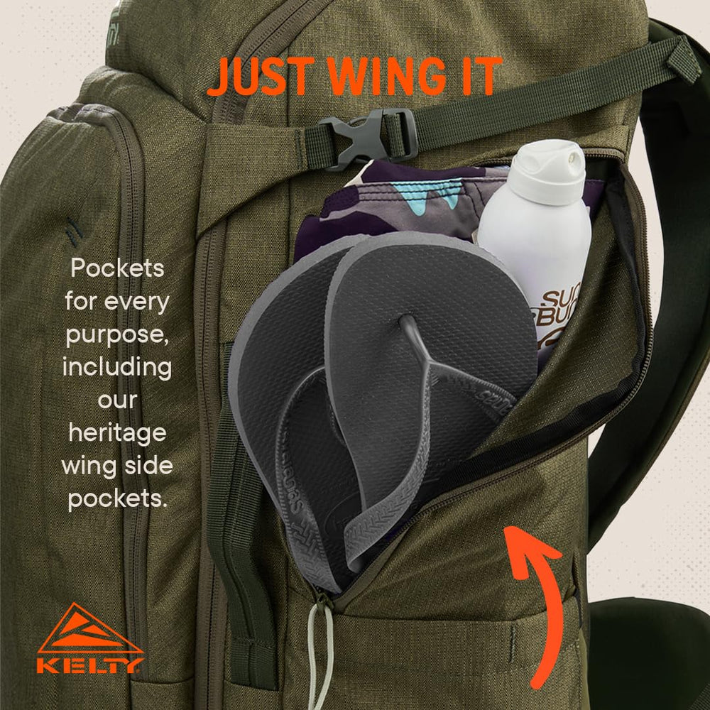 Kelty Redwing Traveler Backpack durable materials built for longevity.