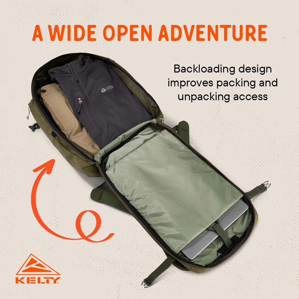 Kelty Redwing Traveler Backpack perimeter frame for stable loads