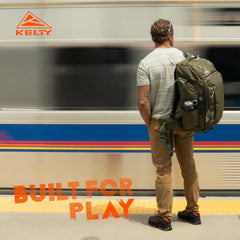 Kelty Redwing Traveler Backpack signature wing pockets keep gear organized.