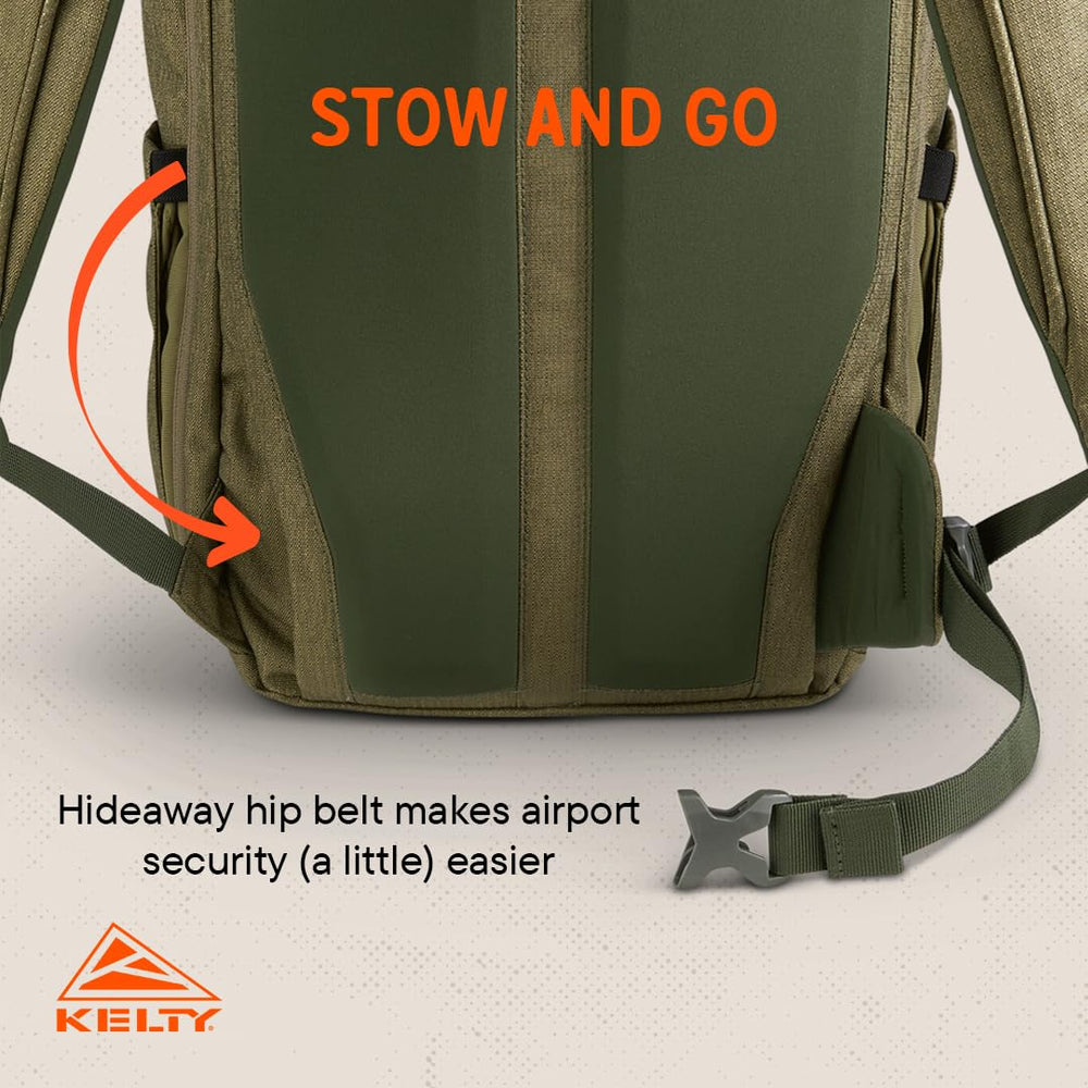Kelty Redwing Traveler Backpack three size options for one bag travel