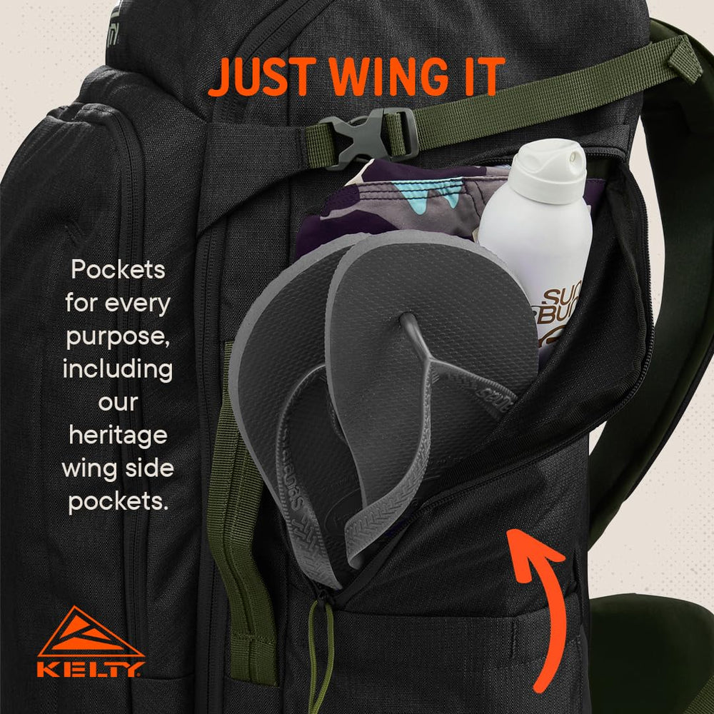 Kelty Redwing Traveler perimeter frame adds stability during heavy carries