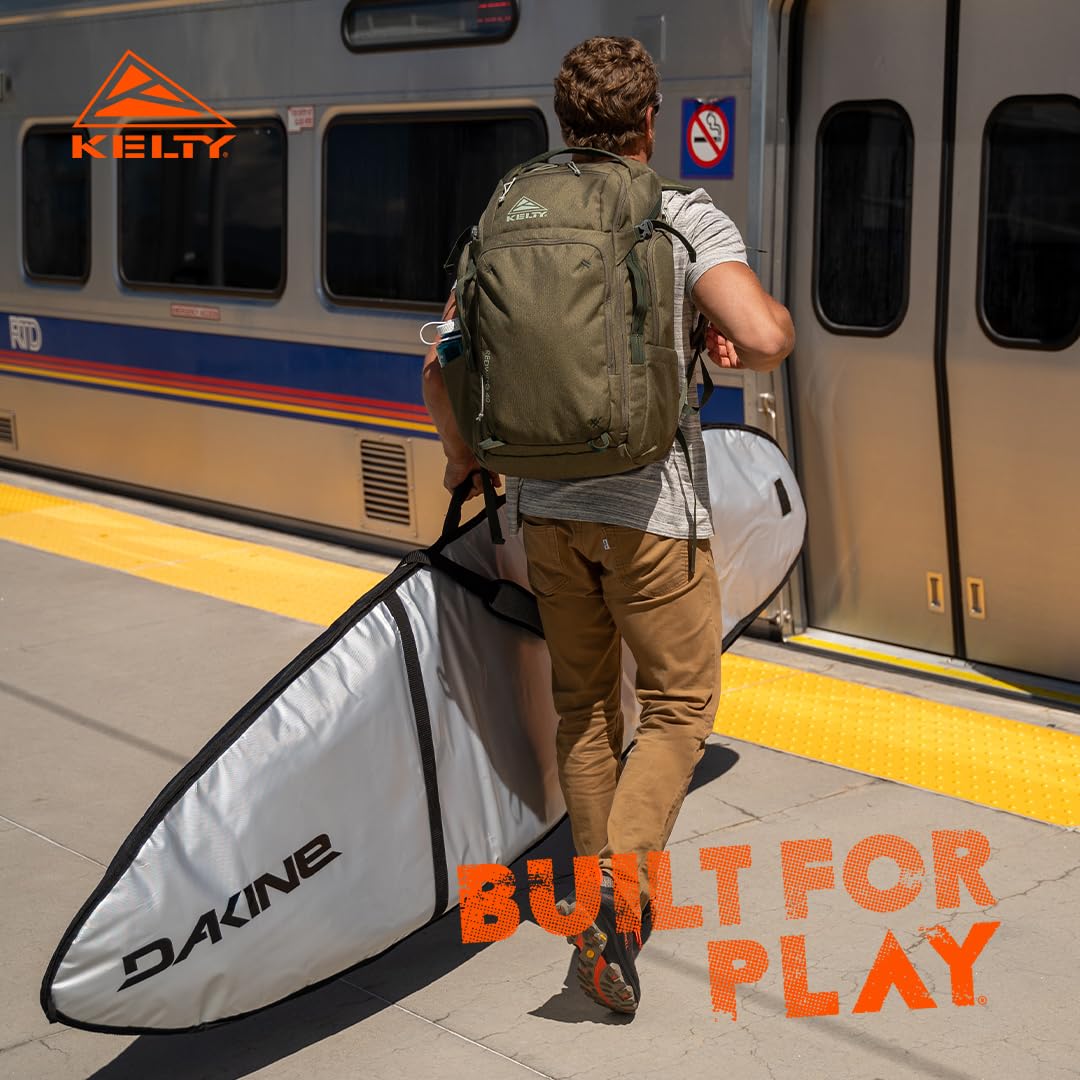 Kelty Redwing Traveler side view with wing pockets for quick access