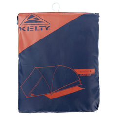 Kelty Rumpus footprint laid out on grass protects tent floor during camping