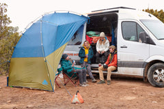 Kelty Sand Bag Stake zipper design enables quick filling and secure closure.