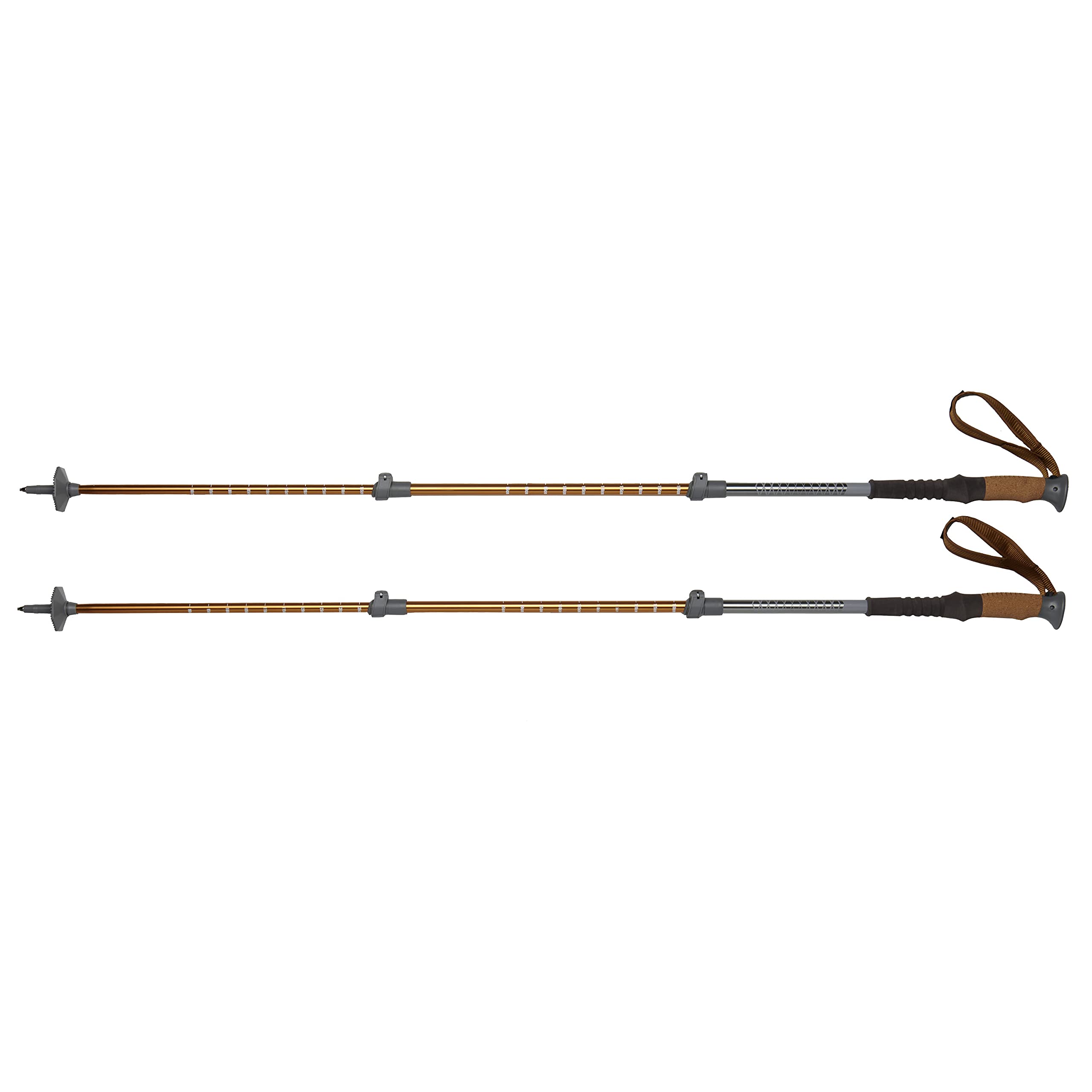 Kelty Scree trekking pole with an aluminum alloy shaft for lightweight support on trails.