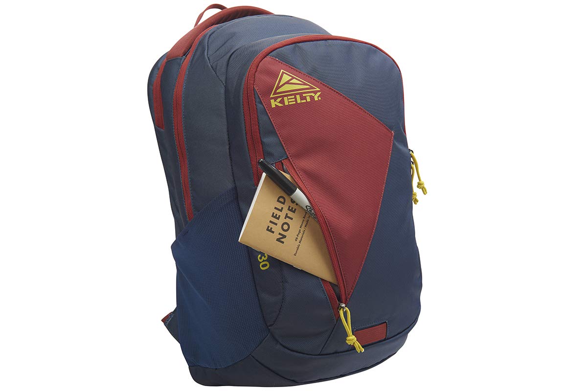 Kelty Slate 30L laptop-sleeve exterior showing quick access on the go.