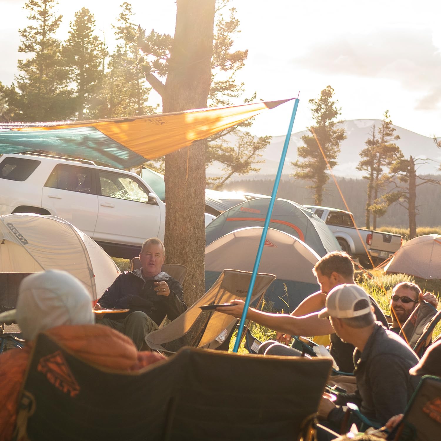 Kelty Staff Pole Aluminum packable design ready for quick on-trail use.