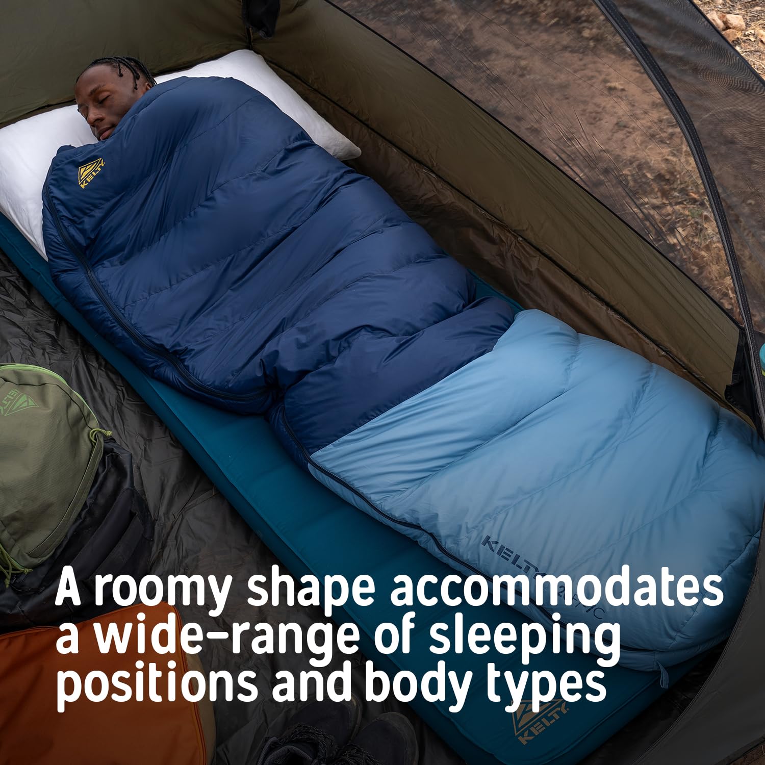 Kelty Supernova 24 oz fill-weight indicates strong warmth retention.