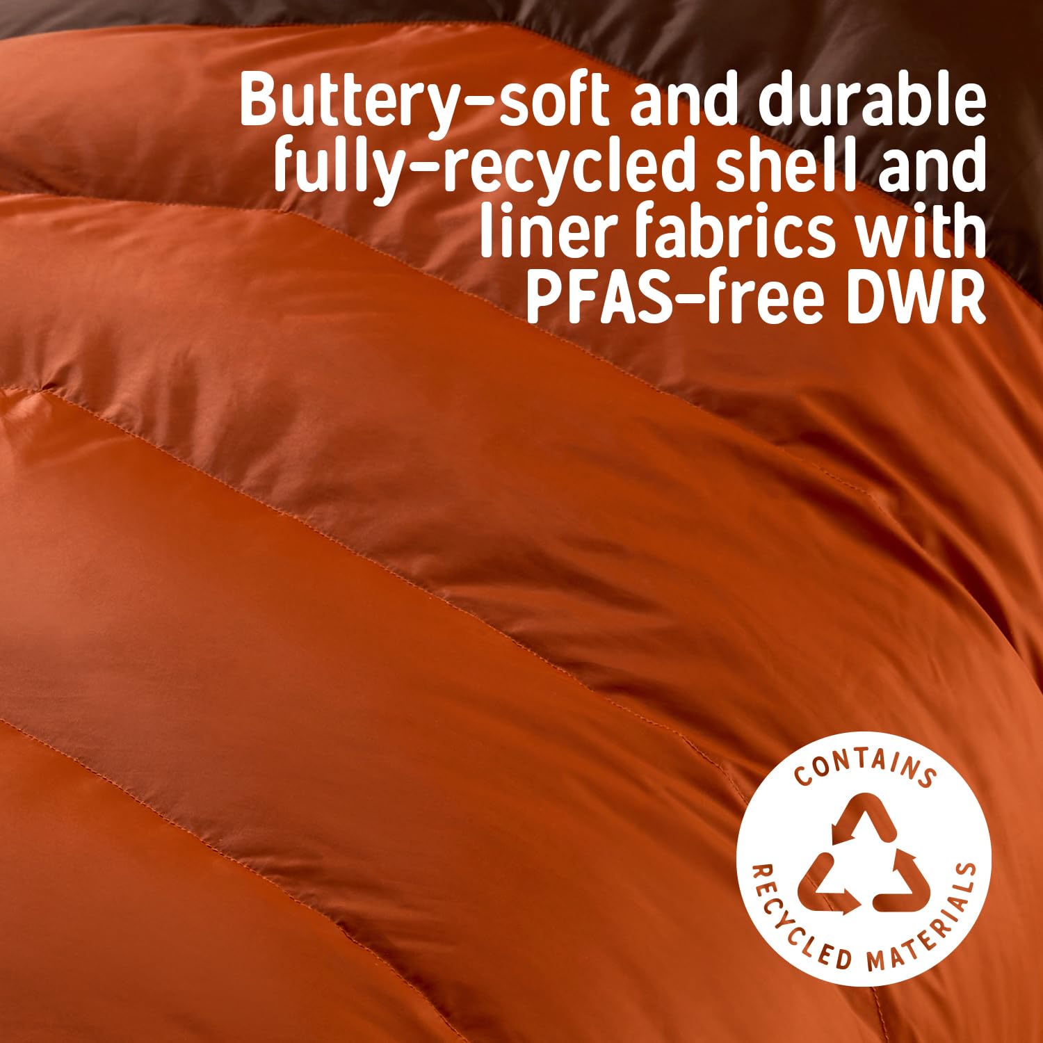 Kelty Supernova packed size 17 by 10 inches for easy carry.