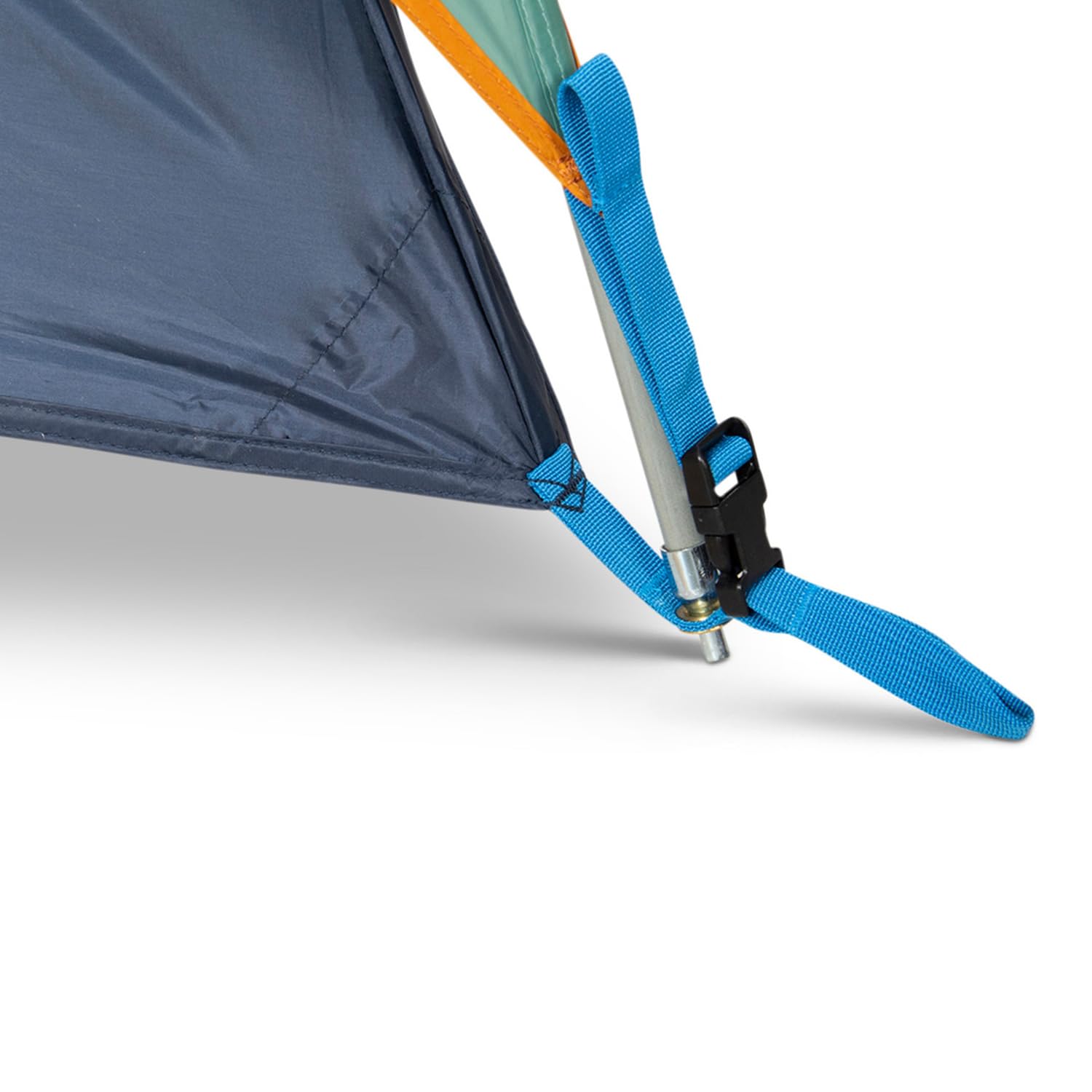 Kelty TALLBOY Shark Mouth stuff sack included for compact packing.