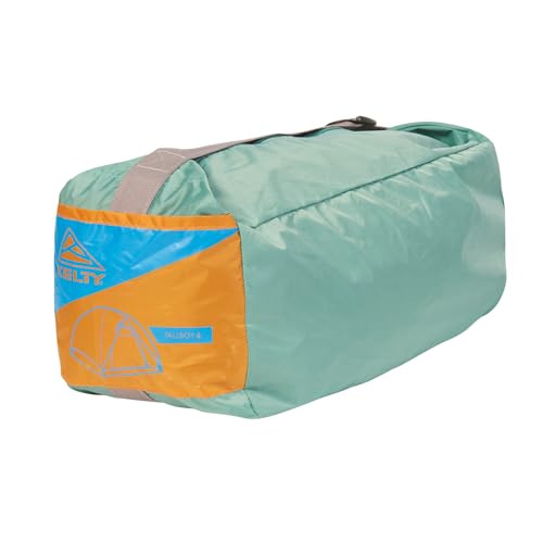 Kelty Tallboy Shark Mouth stuff sack enables compact packing.