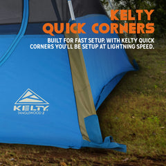 Kelty Tanglewood-double-vestibule: extra gear space to keep essentials organized.