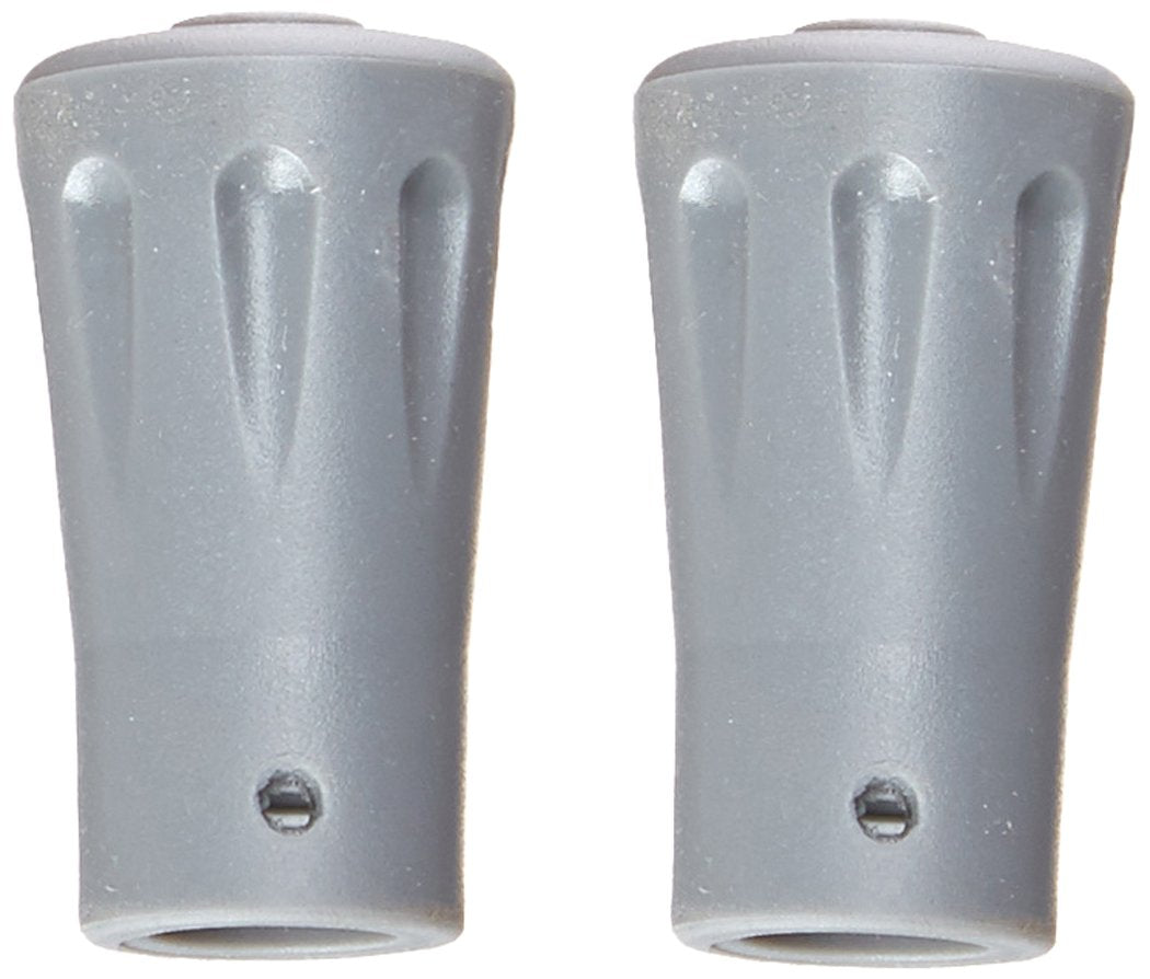 Kelty trekking pole rubber tip on concrete provides non-marking grip for outdoor paths