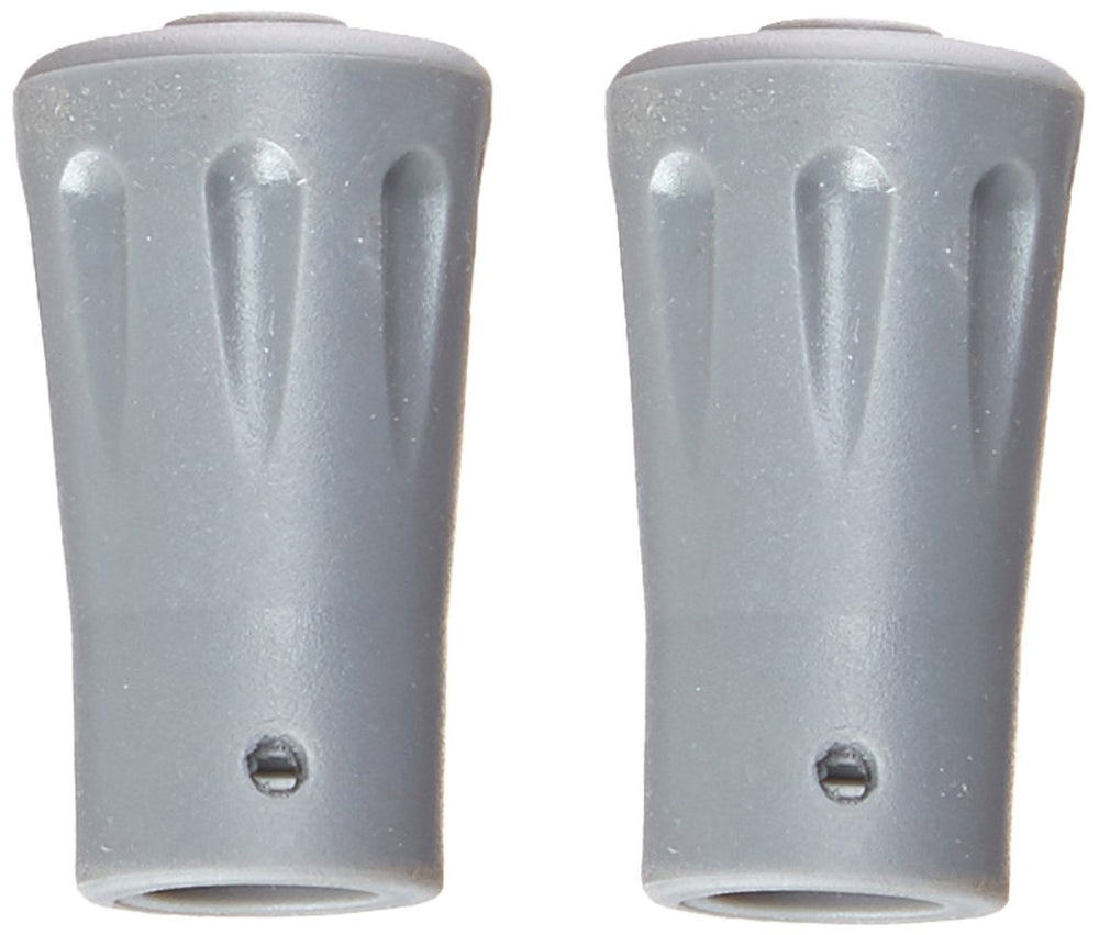 Kelty trekking pole rubber tip on concrete provides non-marking grip for outdoor paths