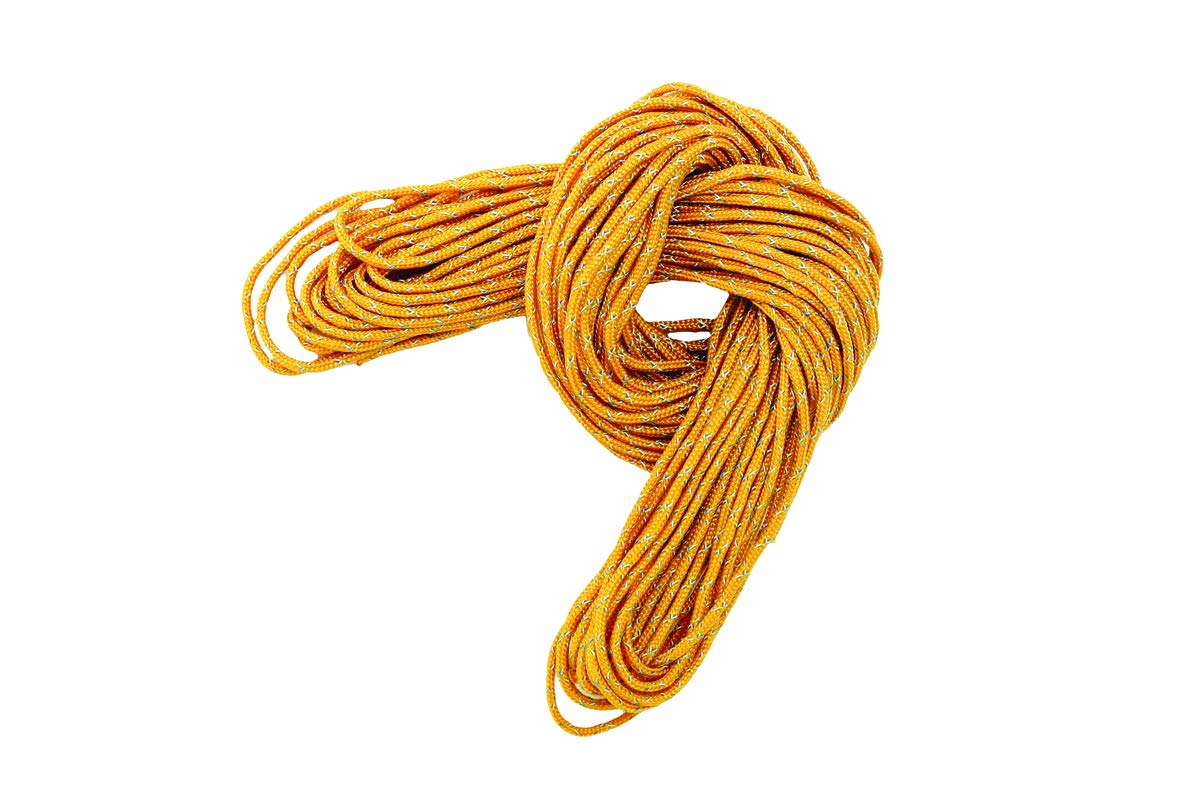 Kelty Triptease Lightline rope secures tents in windy conditions with high visibility
