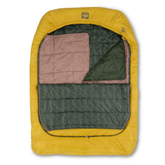 Kelty Tru.Comfort Doublewide 2P shows independent ventilation for comfort