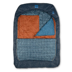 Kelty Tru.Comfort Doublewide two-way vent for personalized temperature control.