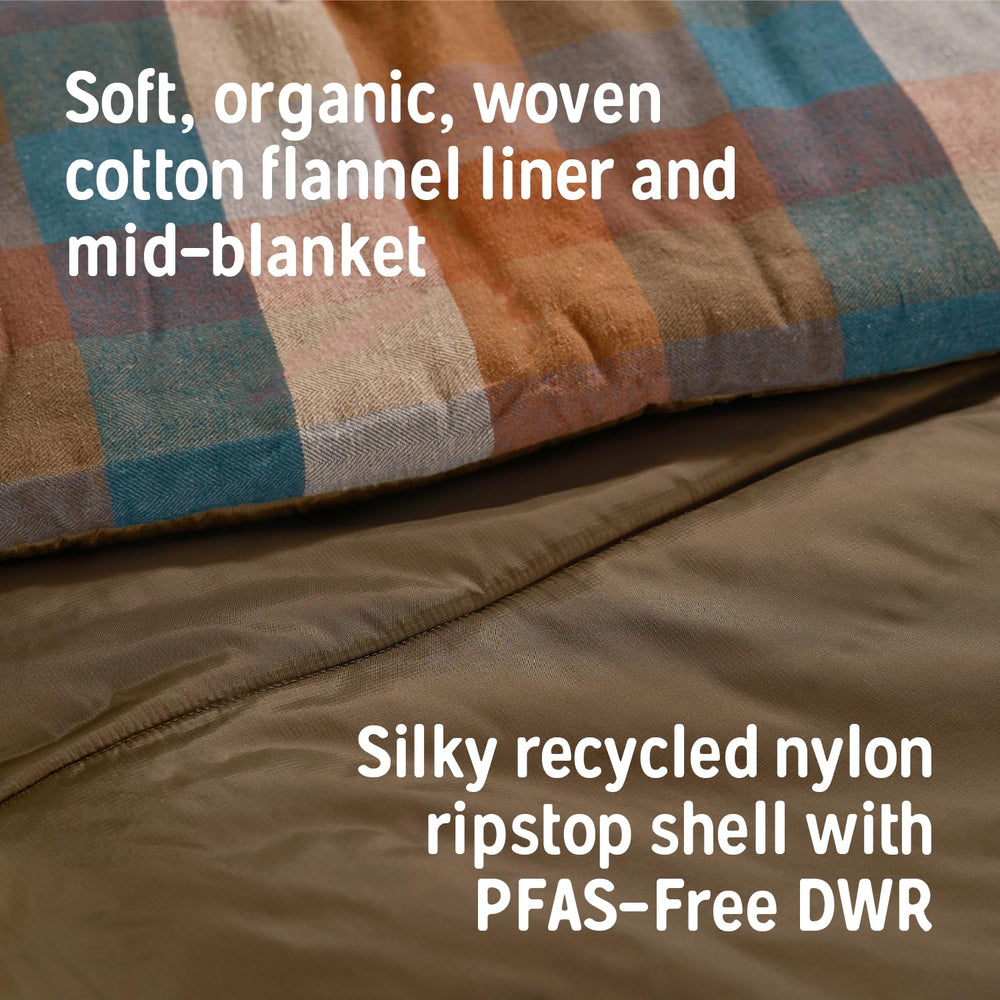Kelty Wayback 85x36 inches for roomy sleep space