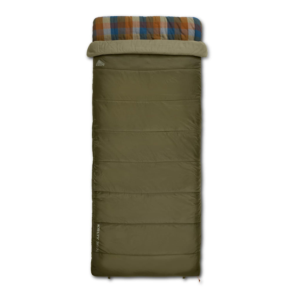 Kelty Wayback built-in blanket offers flexible warmth for chilly campsite nights.