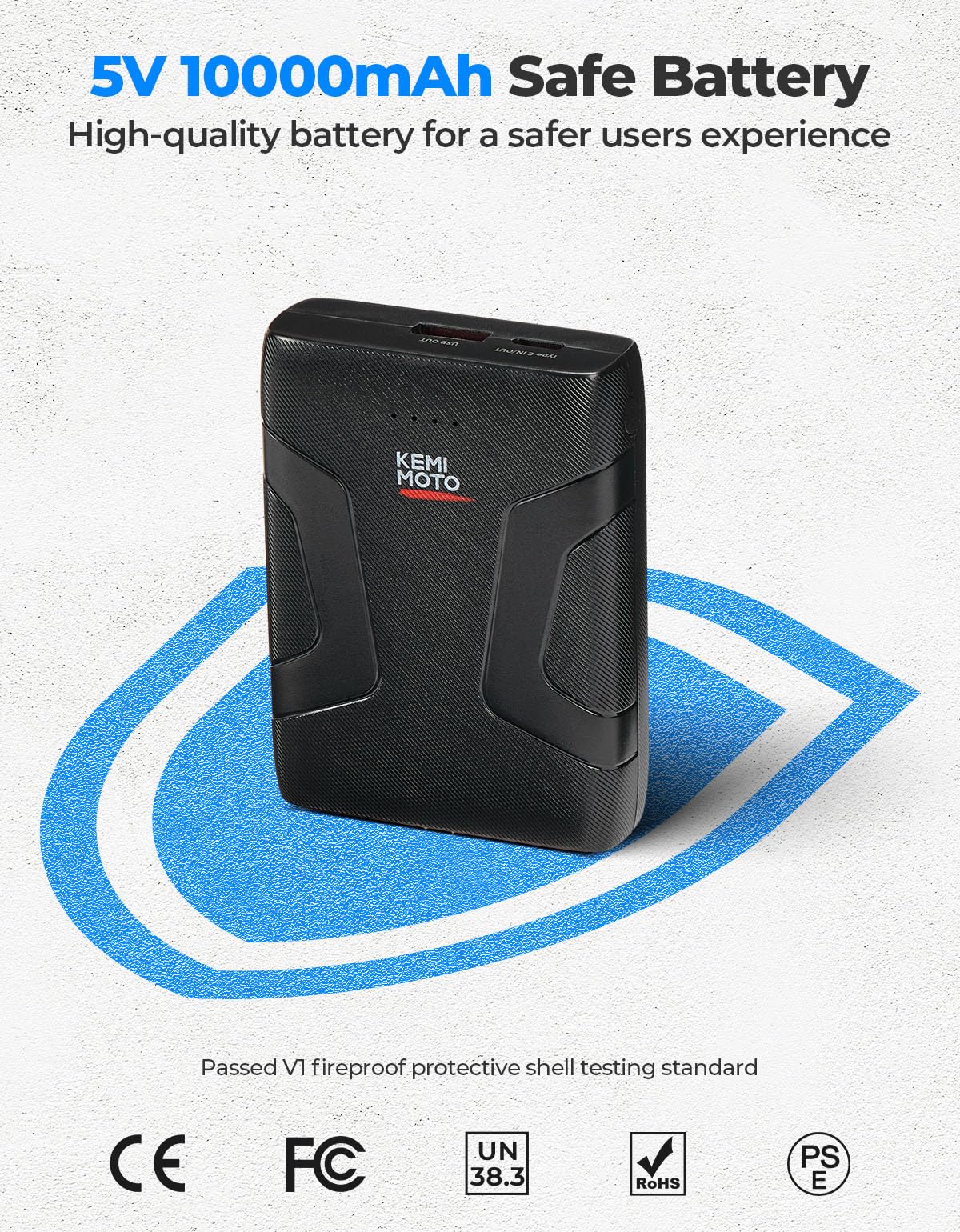 KEMIMOTO dual heating plates provide consistent warmth in cold outdoor conditions