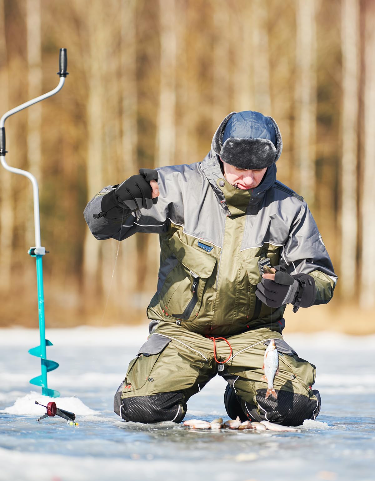 Outdoor gear use for fishing, skiing, hunting