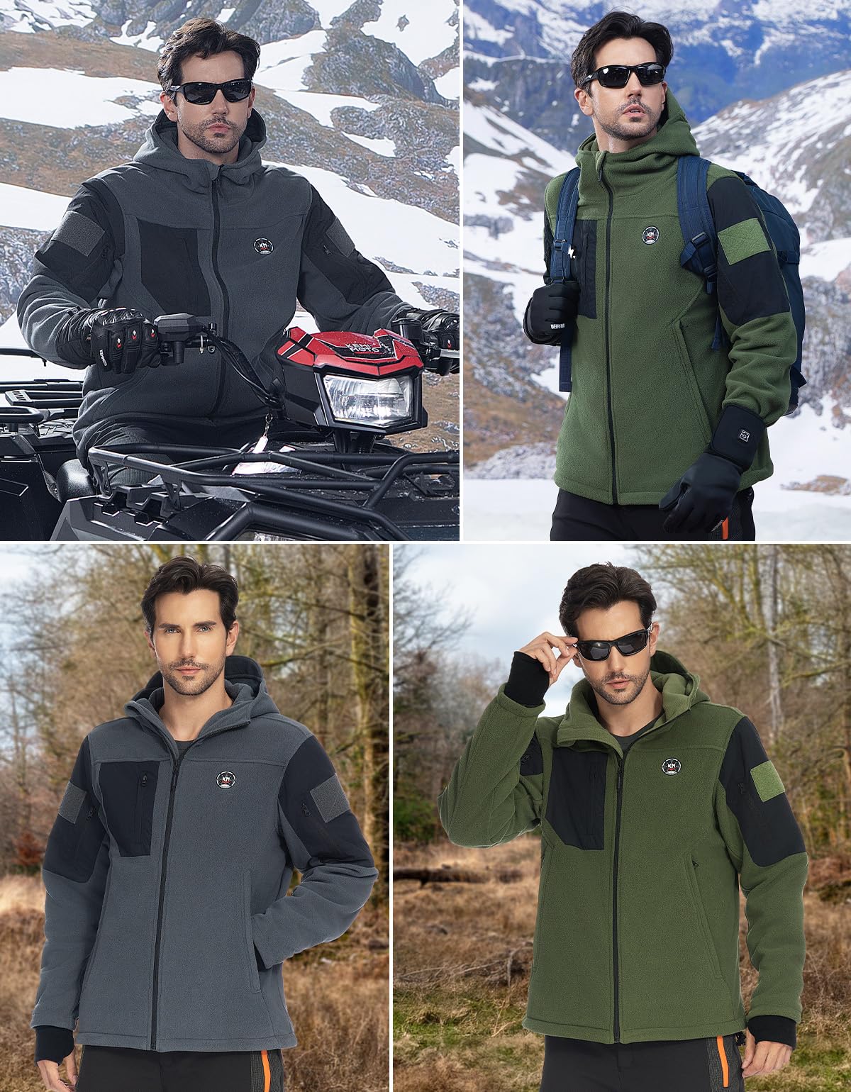 KEMIMOTO heated jacket pocket design offering convenient storage options
