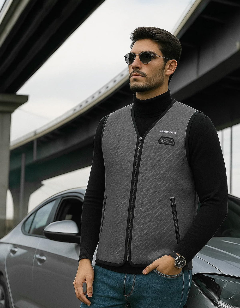 KEMIMOTO heated vest ideal for outdoor activities and gifts.