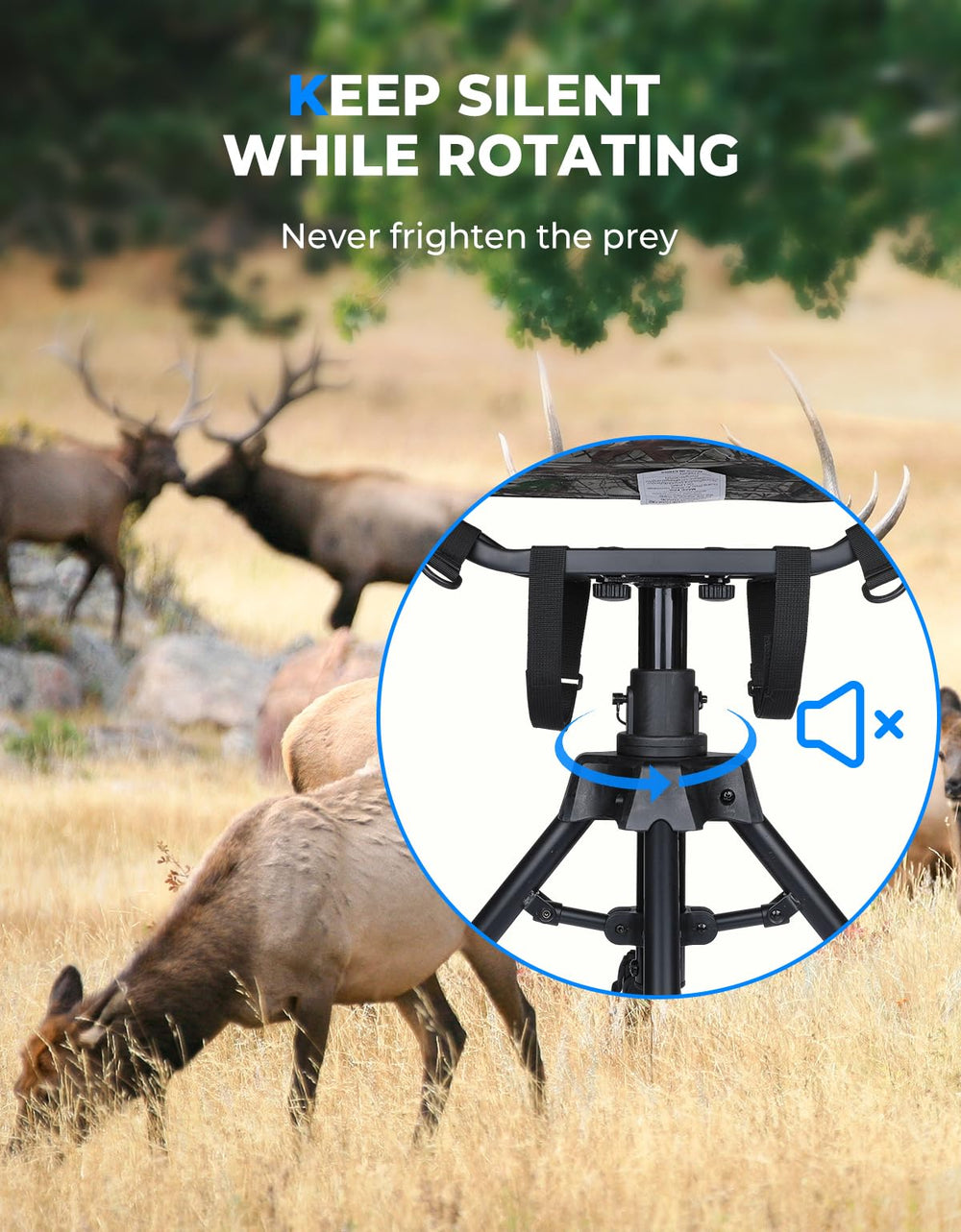 KEMIMOTO heavy-duty steel frame supports 320 lbs stability.