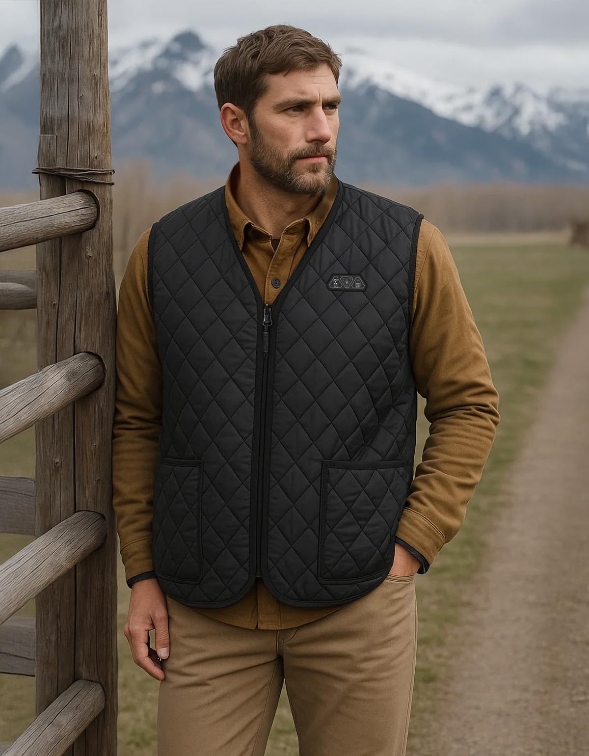 KEMIMOTO vest with removable battery supports easy washing and care.