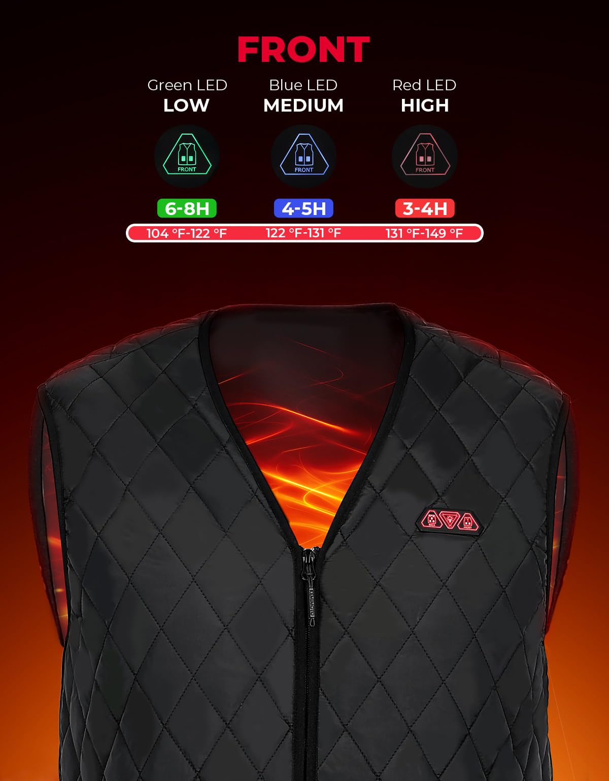 KEMIMOTO windproof polyester outer layer blocks gusts and preserves warmth.