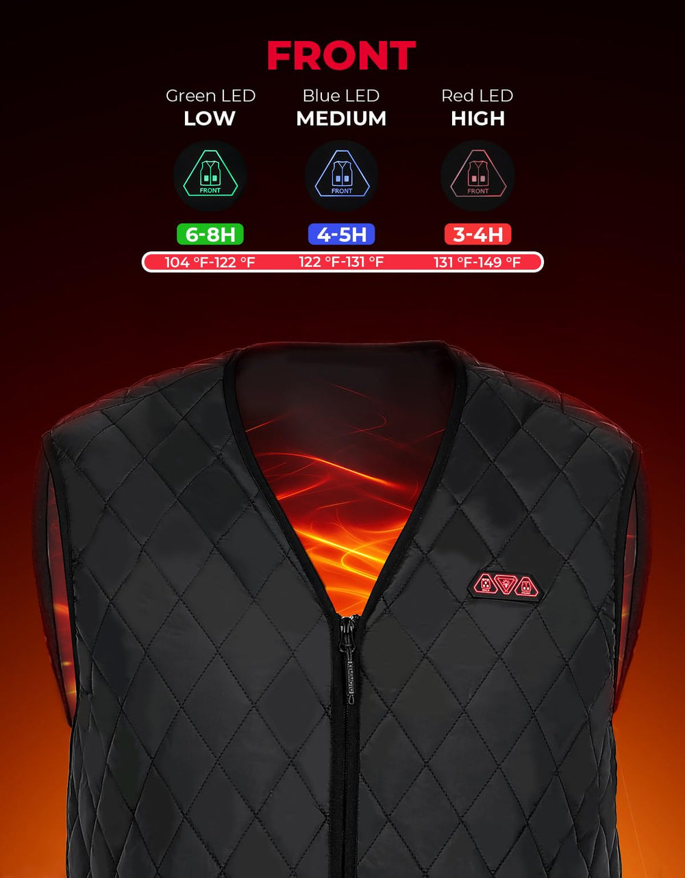 KEMIMOTO windproof polyester outer layer blocks gusts and preserves warmth.