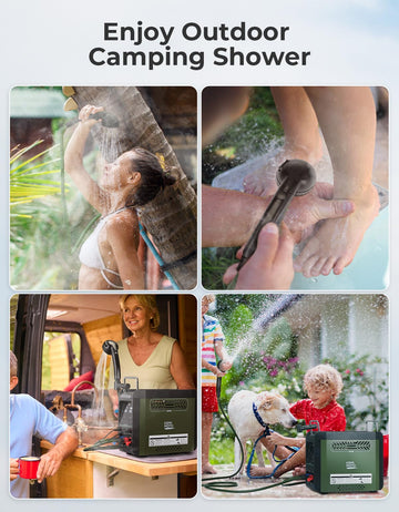 KEMIMOTO water heater packaging and storage stays compact when not in use.
