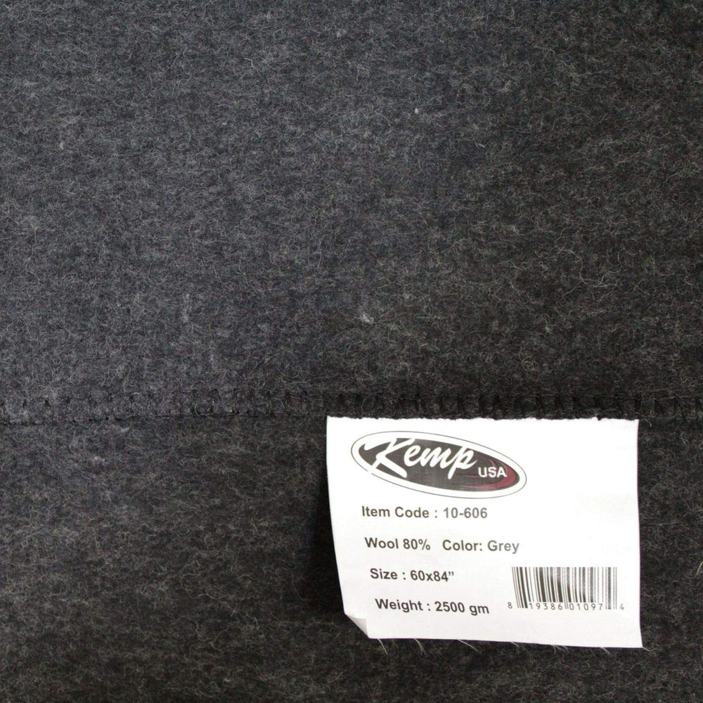Kemp USA 80% wool blanket in a camping setup, versatile warmth for cold nights