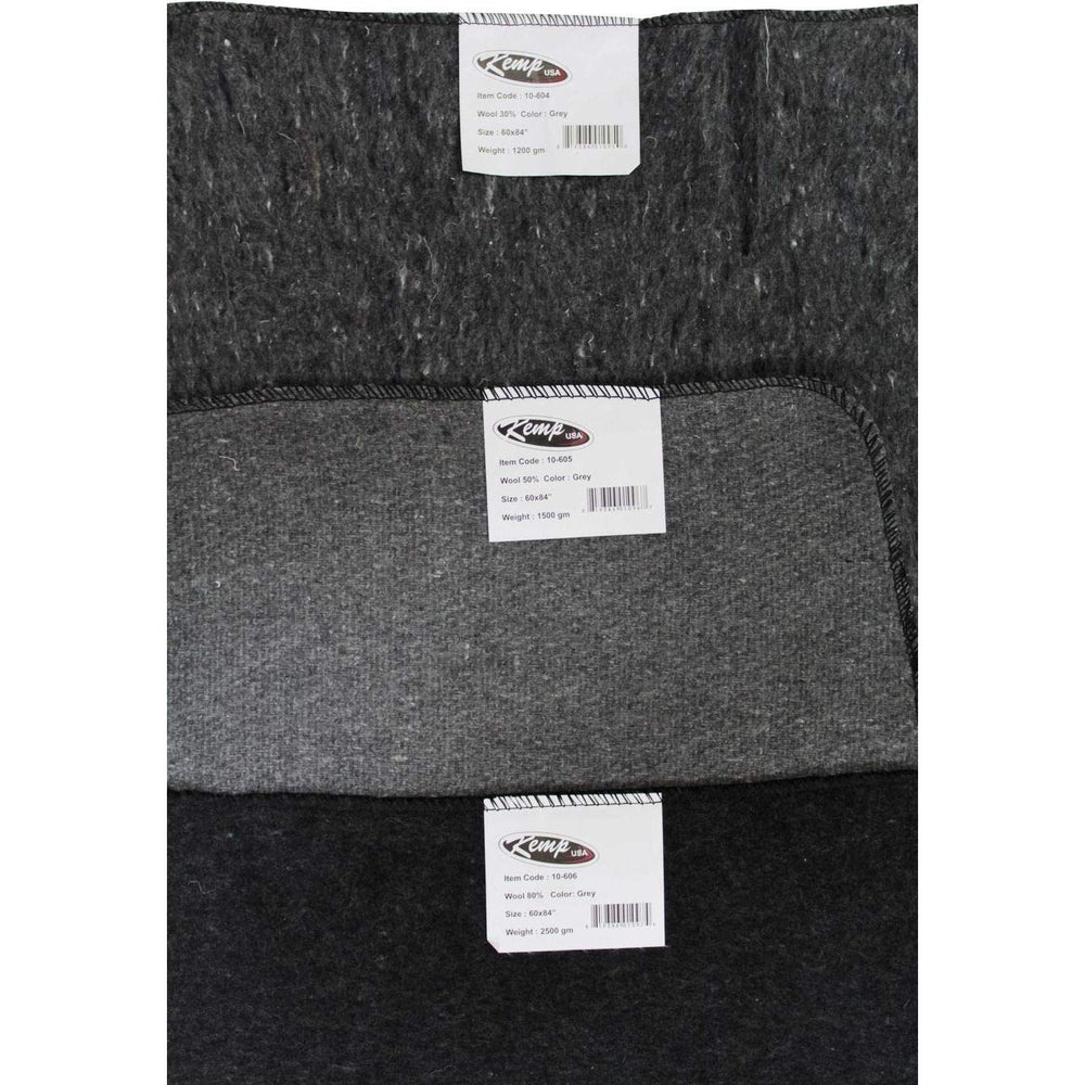 Kemp USA 80% wool blanket included in a survival kit for durable emergency warmth