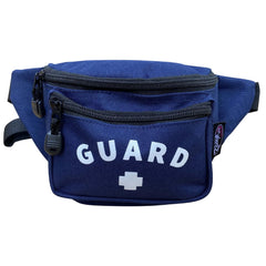 Kemp USA Lifeguard Hip Pack navy side view highlighting compact design.