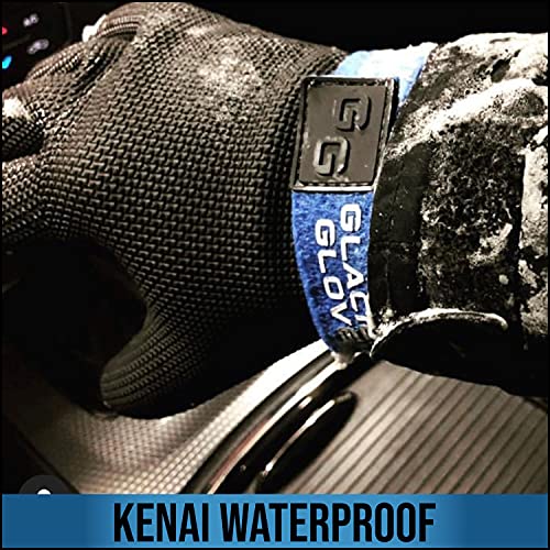 Glacier Glove logo with Kenai glove product shot