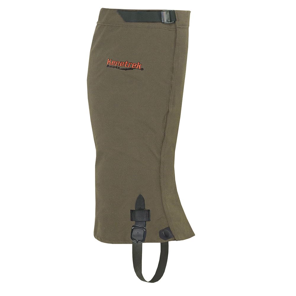 Kenetrek Hunting Gaiter Loden with front-opening design blocks snow and keeps boots dry