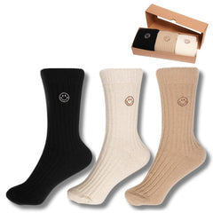 Kenko Merino Wool Socks for Women with ribbed design for all-season warmth