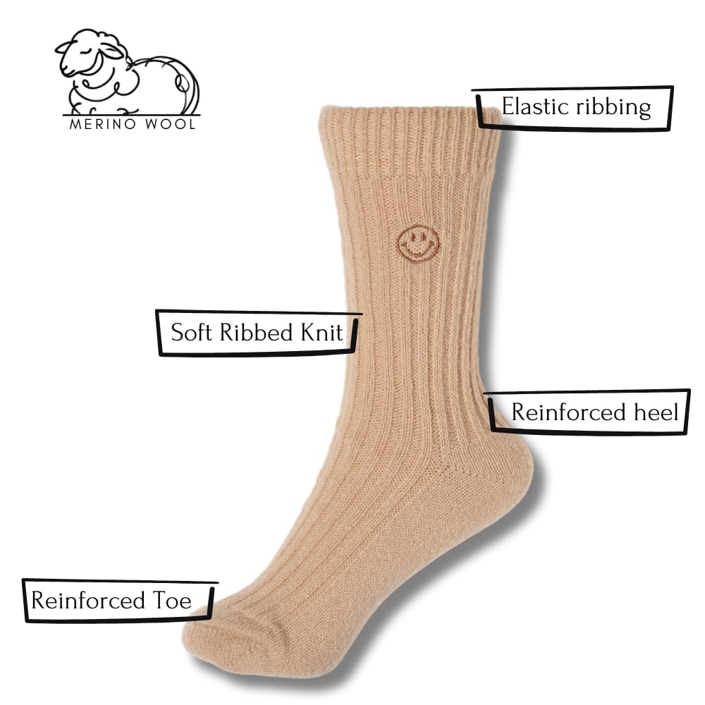 Kenko Merino Wool Socks for Women with soft breathable knit for daily comfort