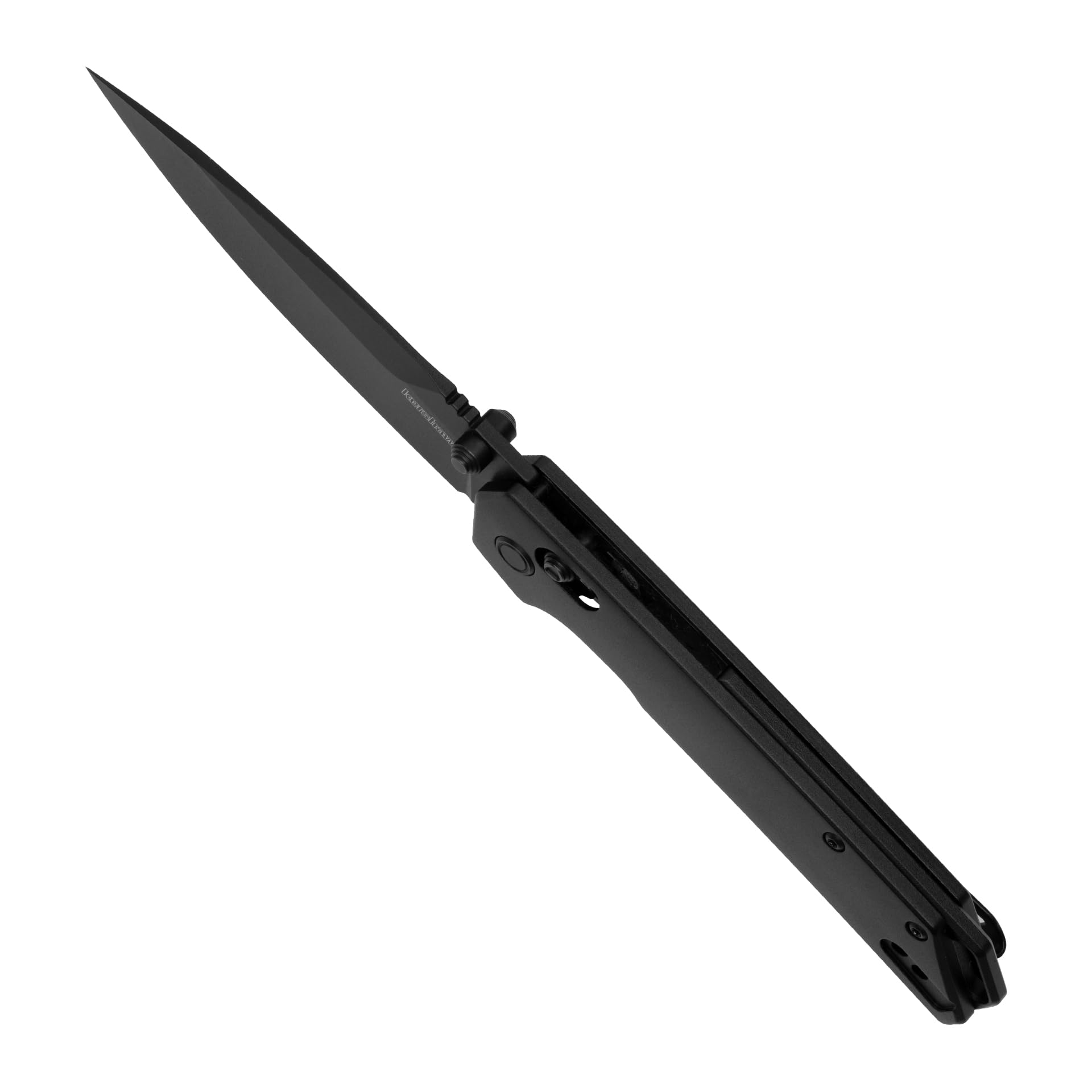 Backspacer and lanyard hole with black anodized hardware